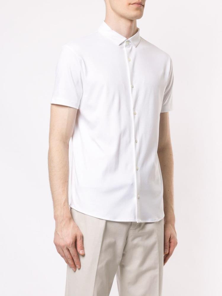 Camisas Armani Emporio Ss Formal Hombre Blancas | 88SW3IN9