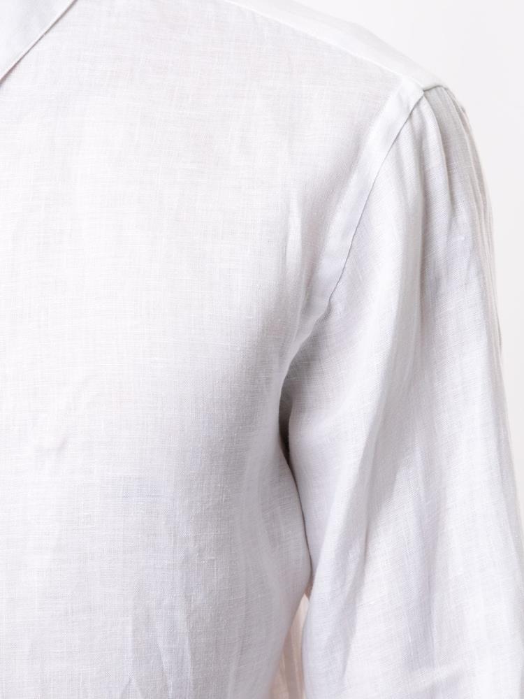 Camisas Giorgio Armani Long Sleeve Plain Hombre Blancas | 63WPWE4I