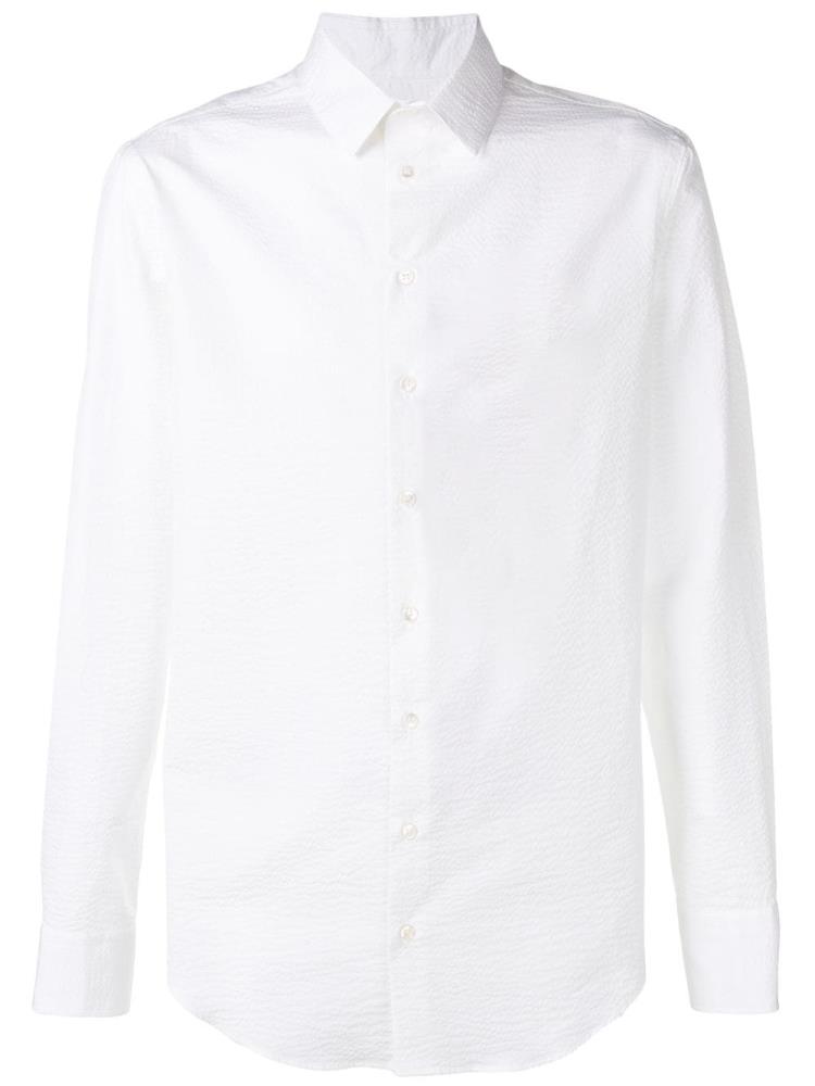 Camisas Giorgio Armani Pointed Collar Hombre Blancas | D87JE9M8