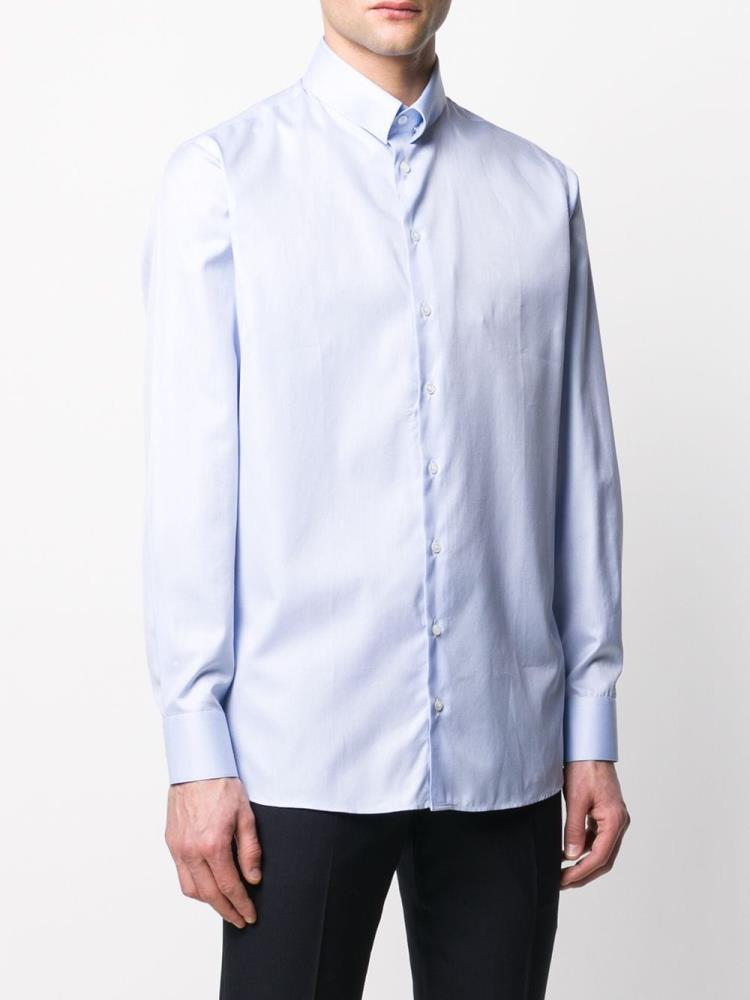 Camisas Giorgio Armani Slim Tailored Hombre Azules | 8Q1GKXUS