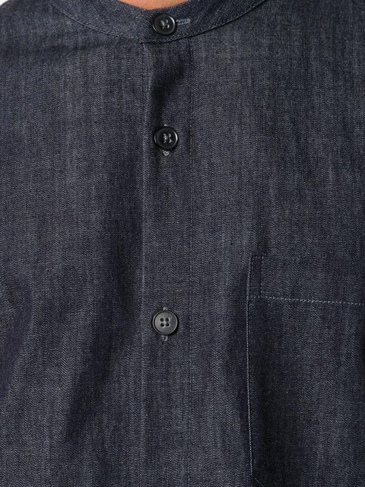 Camisas Giorgio Armani Textured Plain Hombre Azules | 9EFTUBRI