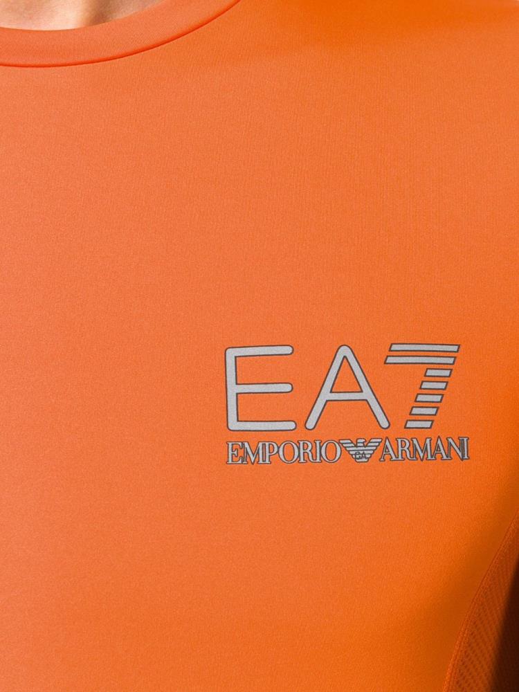 Camiseta Ea7 Emporio Armani Basic Hombre Amarillo | ASRBQKA3