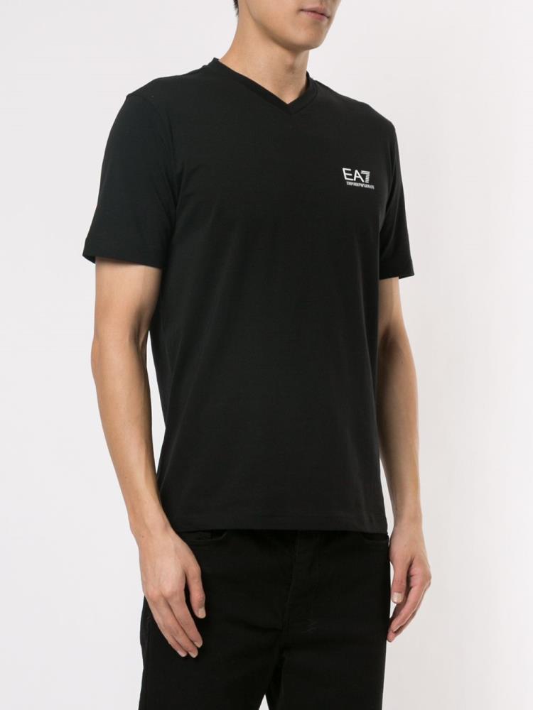 Camiseta Ea7 Emporio Armani Embroidered Hombre Negras | 9AJNRXC2