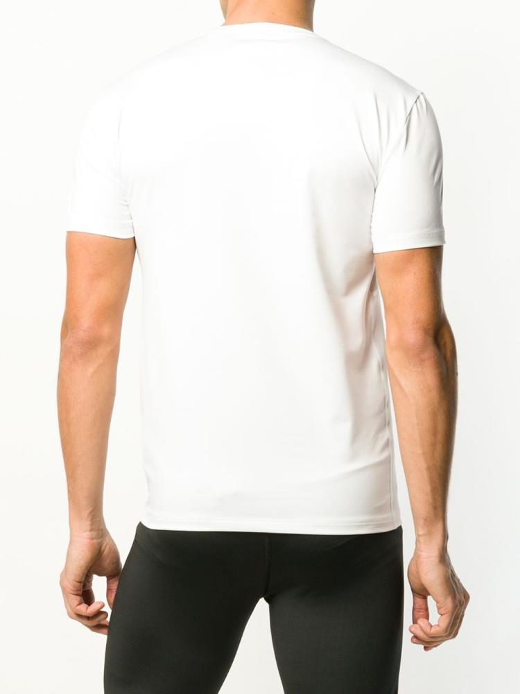 Camiseta Ea7 Emporio Armani Logo Print Hombre Blancas | IRQ86393