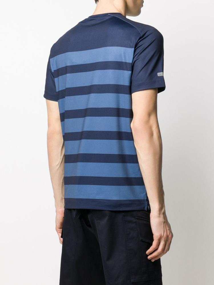 Camiseta Ea7 Emporio Armani Logo Print Tenis Hombre Azules | JDTLZO6T