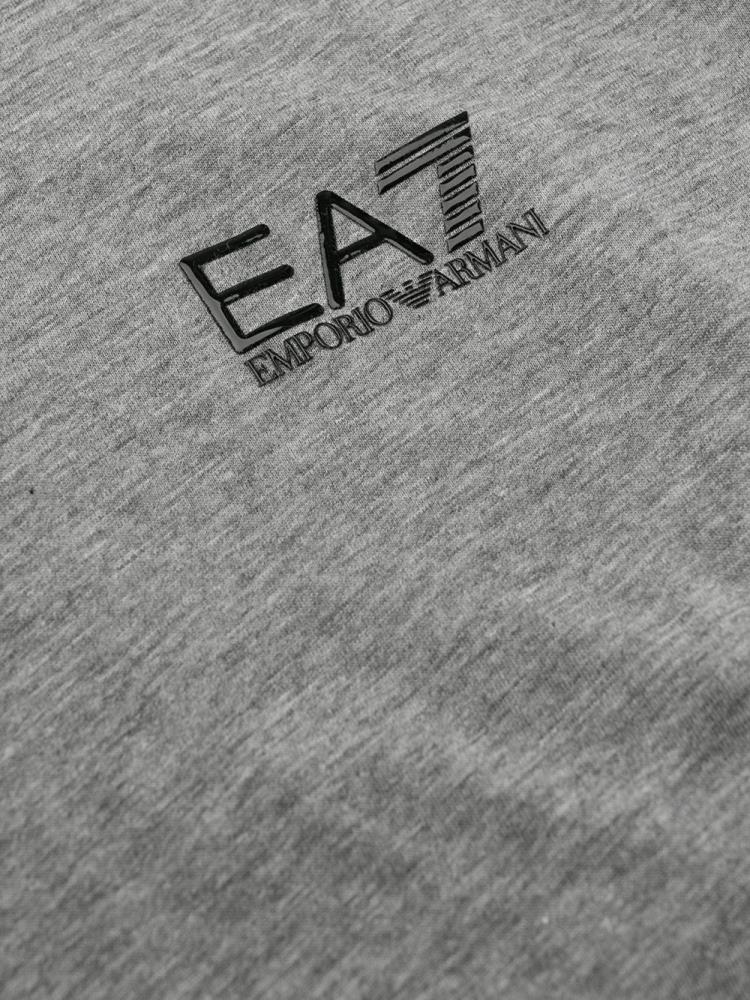 Camiseta Ea7 Emporio Armani Logo Embroidered Hombre Gris | WIR87D36