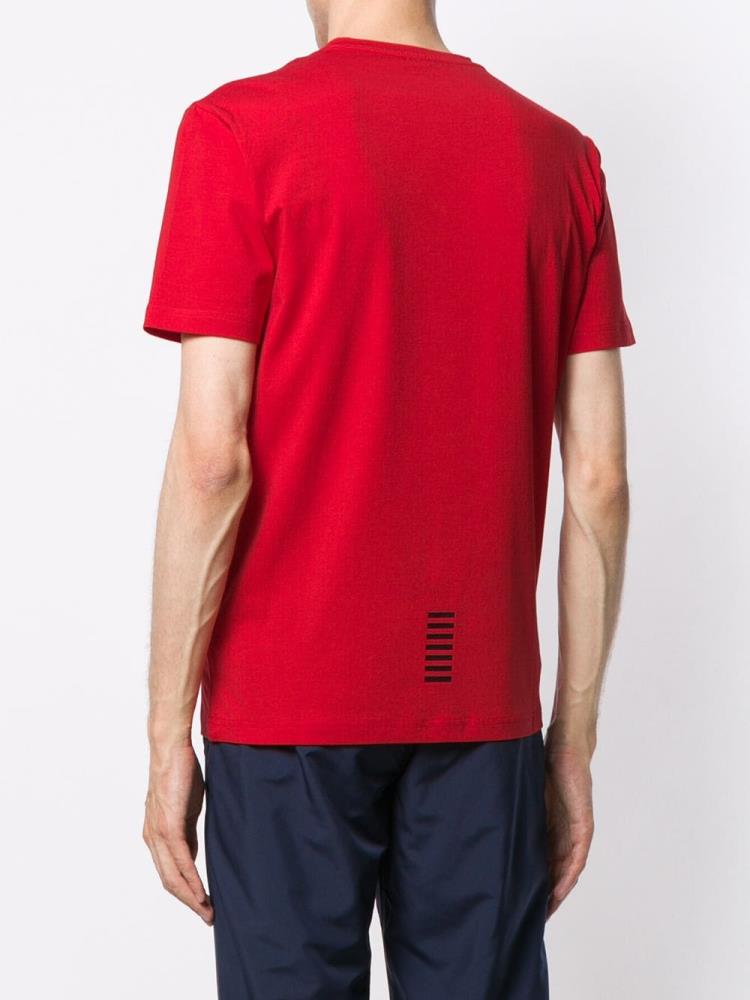 Camiseta Ea7 Emporio Armani Printed Logo Hombre Rojas | R36N686L