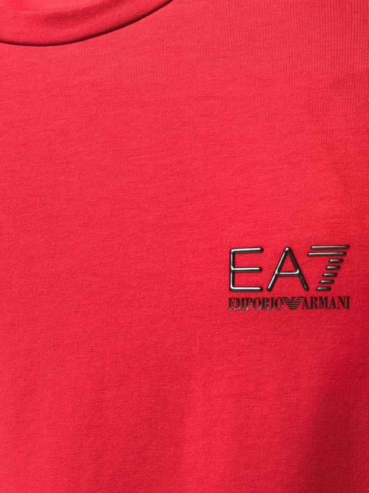 Camiseta Ea7 Emporio Armani Printed Logo Hombre Rojas | R36N686L