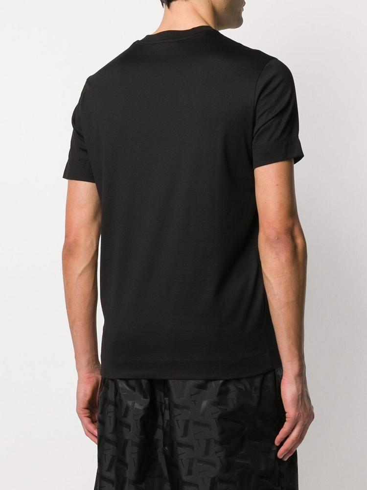 Camiseta Armani Emporio Abstract Logo Hombre Negras | 86IMTEBW