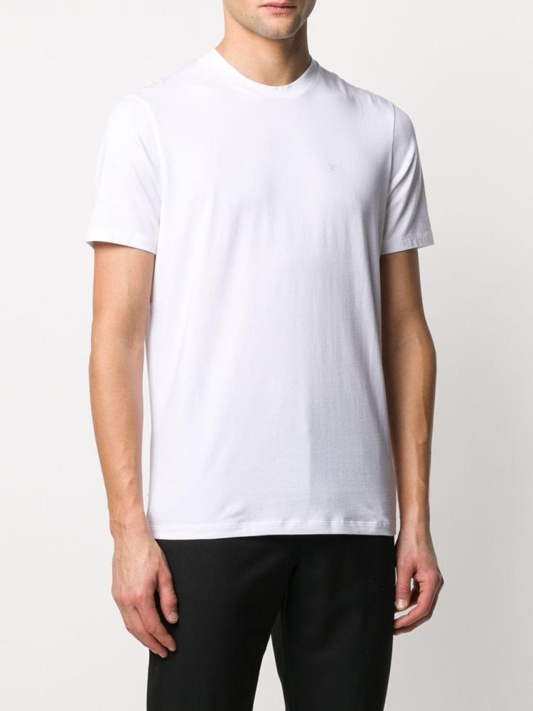 Camiseta Armani Emporio Chest Logo Hombre Blancas | P07009X6