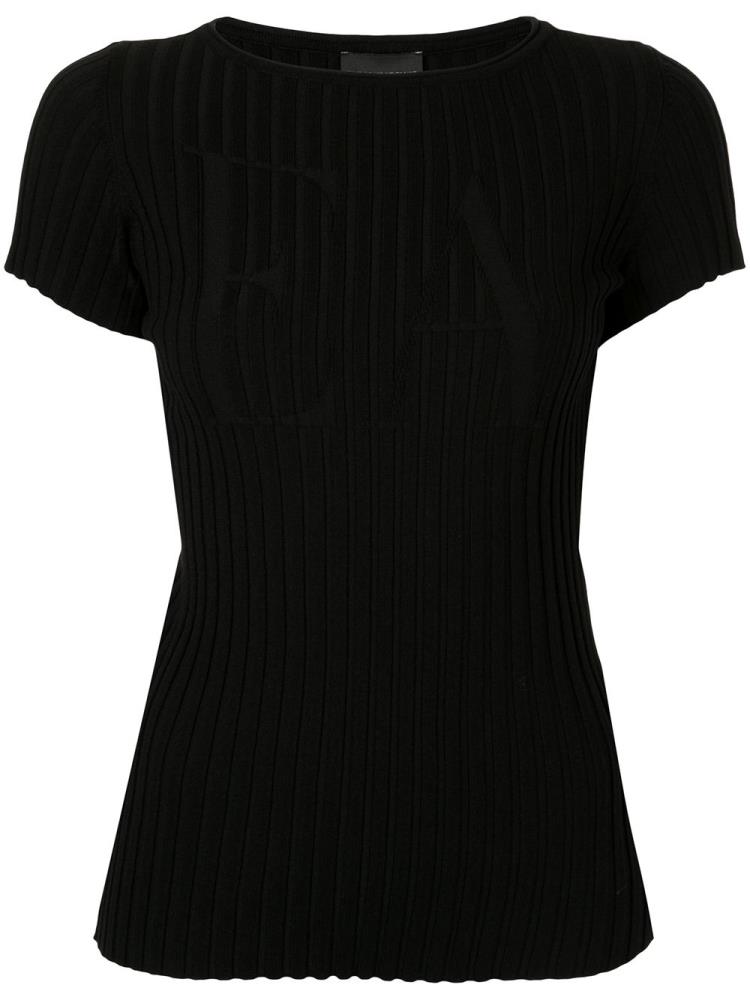 Camiseta Armani Emporio Ea Logo Mujer Negras | JSRXOXRJ