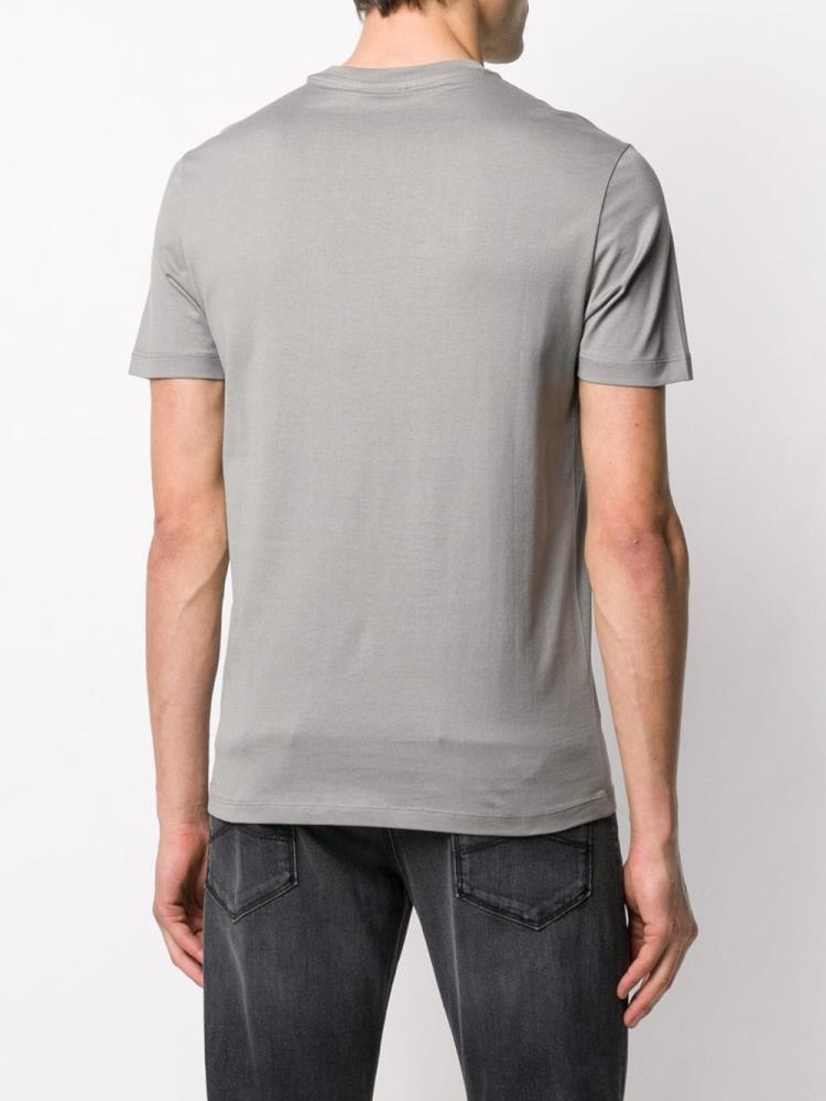 Camiseta Armani Emporio Logo Print Hombre Gris | ZVZX9UTI