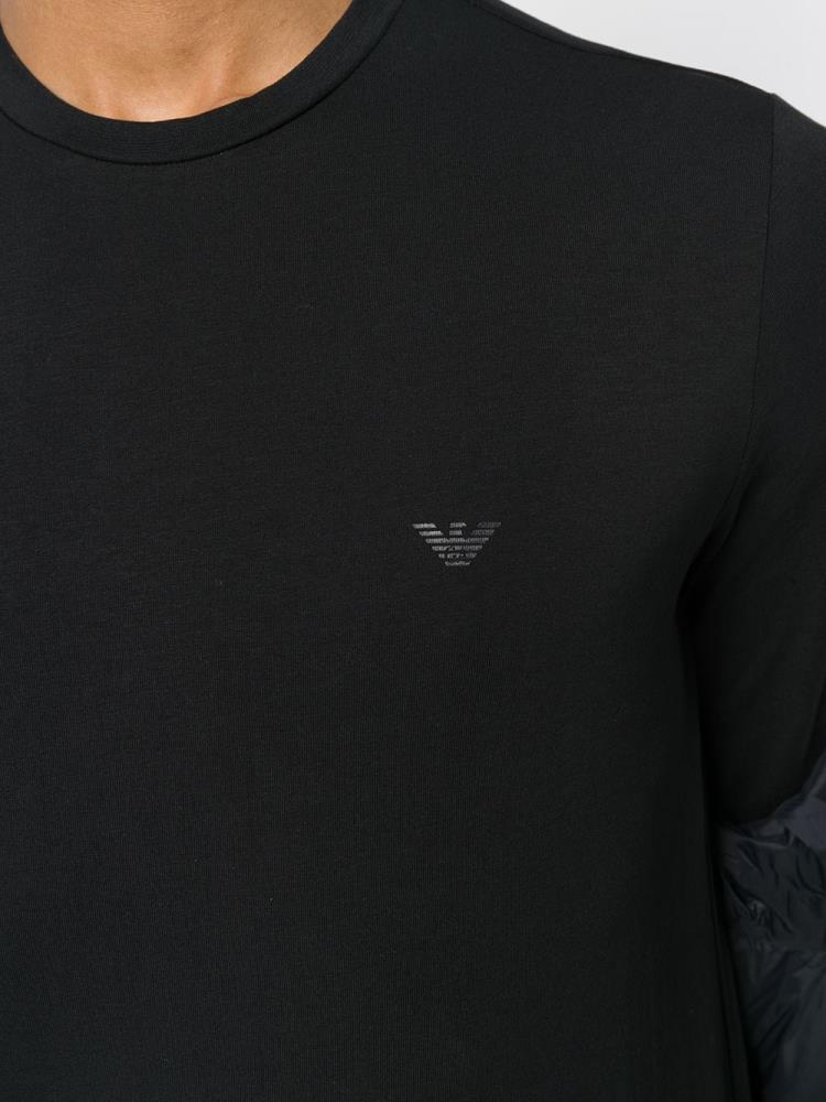 Camiseta Armani Emporio Long Sleeve Hombre Negras | AOL9QPLL