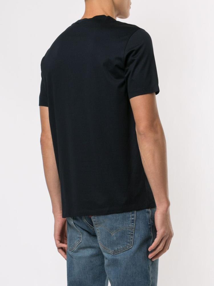 Camiseta Armani Emporio Printed Logo Hombre Negras | M6R35YHG