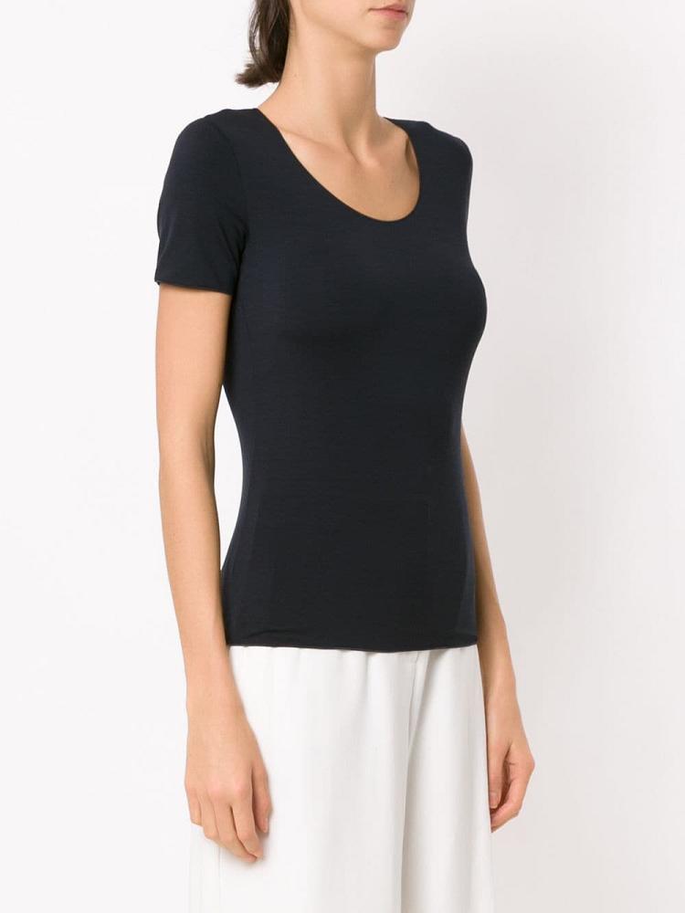 Camiseta Armani Emporio Slim Fit Mujer Azules | Q14S0T5L