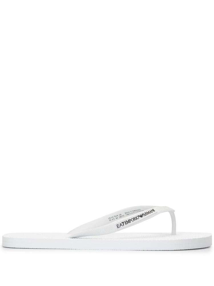 Chanclas Ea7 Emporio Armani Sea World Core Hombre Blancas | VY0KAV4H