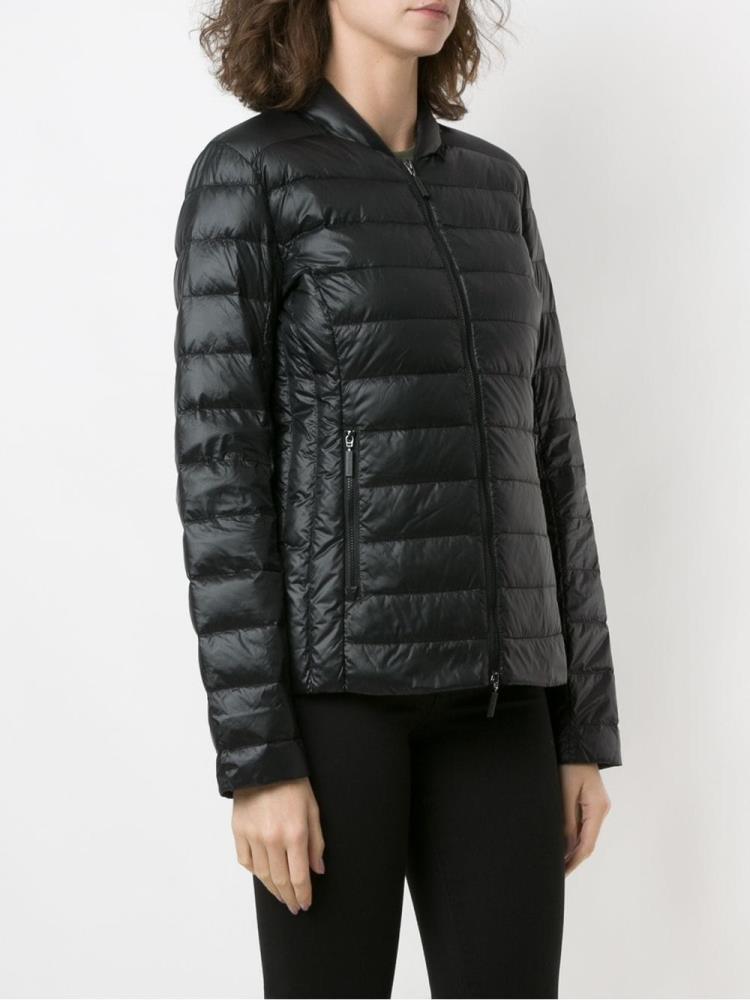 Chaquetas Armani Exchange Zipped Padded Jacket Mujer Negras | NZR85W60