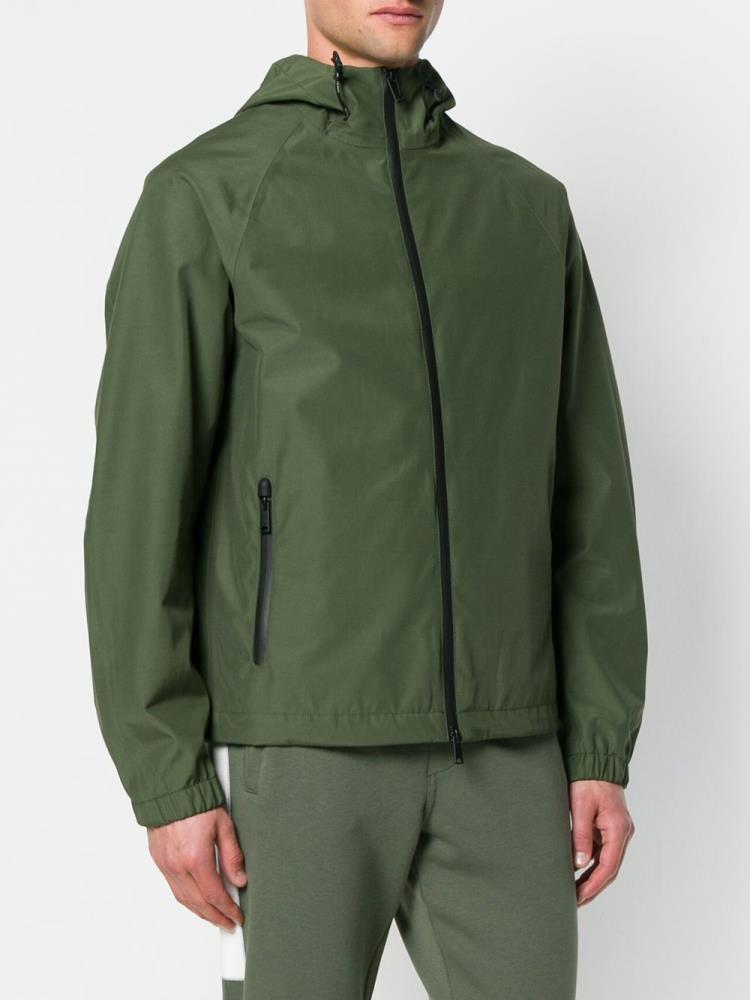 Chaquetas Armani Emporio Encapuchado Ligeros Hombre Verde | SX6QBF91