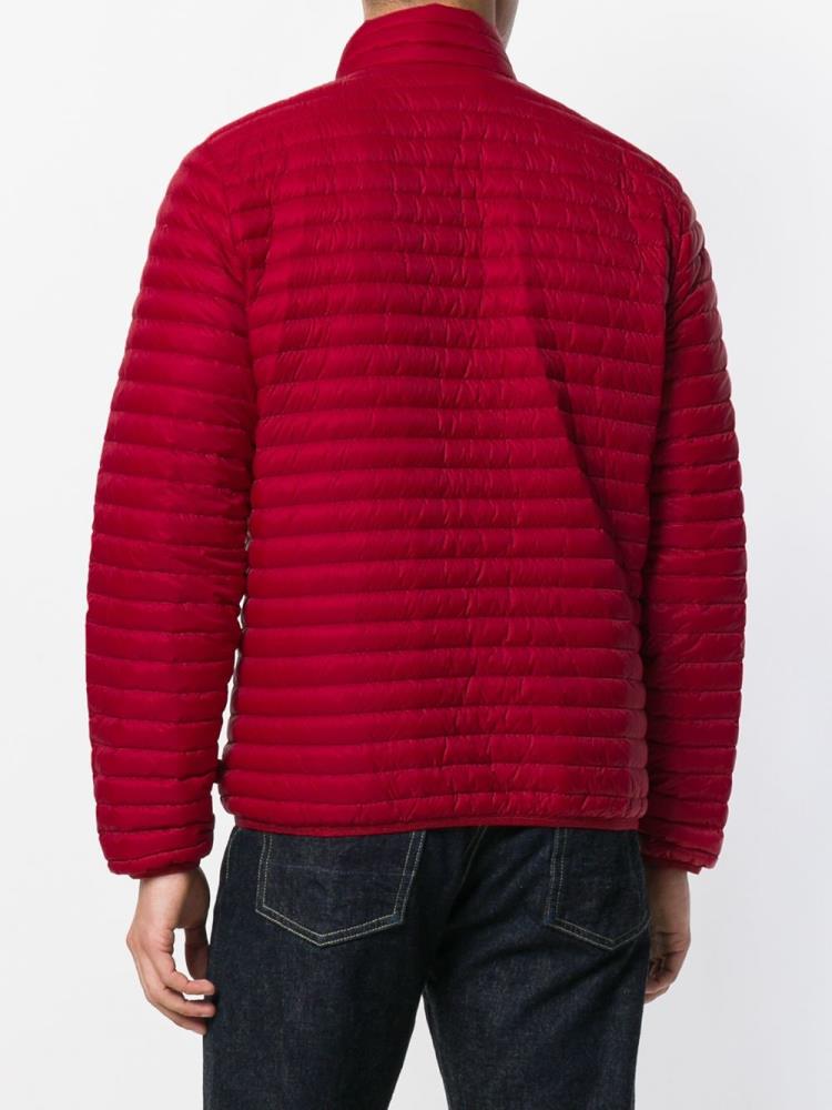 Chaquetas Armani Emporio Long Sleeve Padded Jacket Hombre Rojas | SLEEAQ5Y