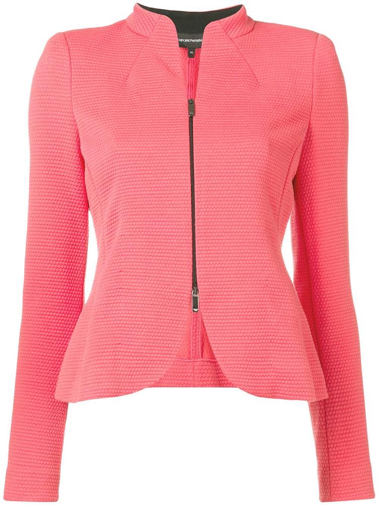 Chaquetas Armani Emporio Padded Jersey Mujer Rosas | VYNMJ6N9