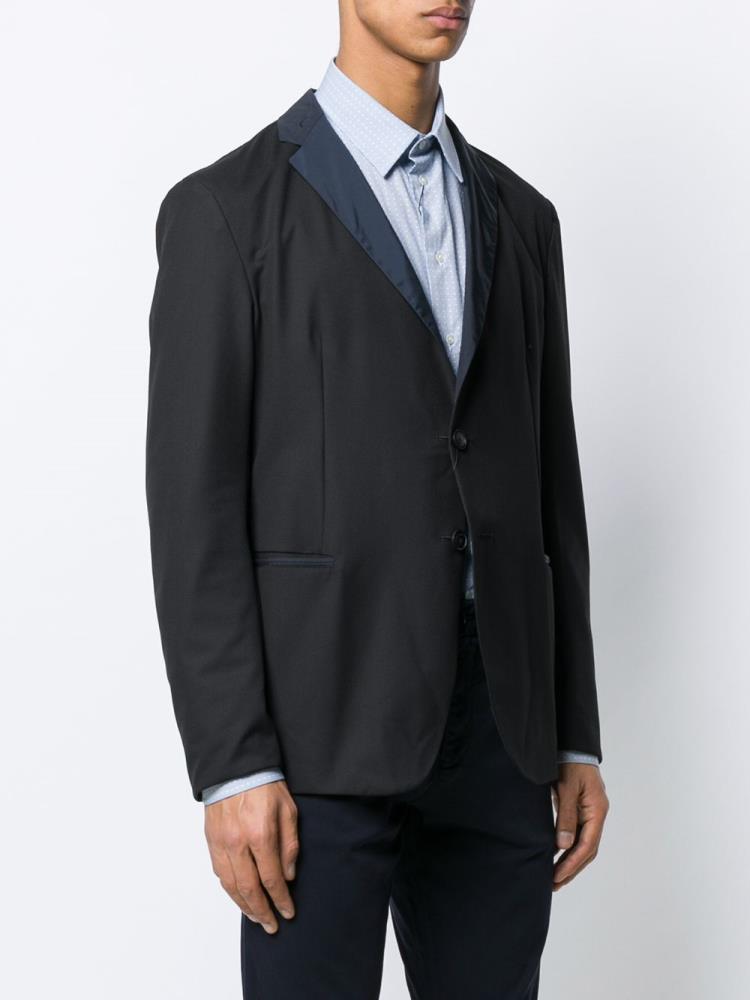 Chaquetas Armani Emporio Suit Casuales Hombre Negras | BZ4ZGQTI