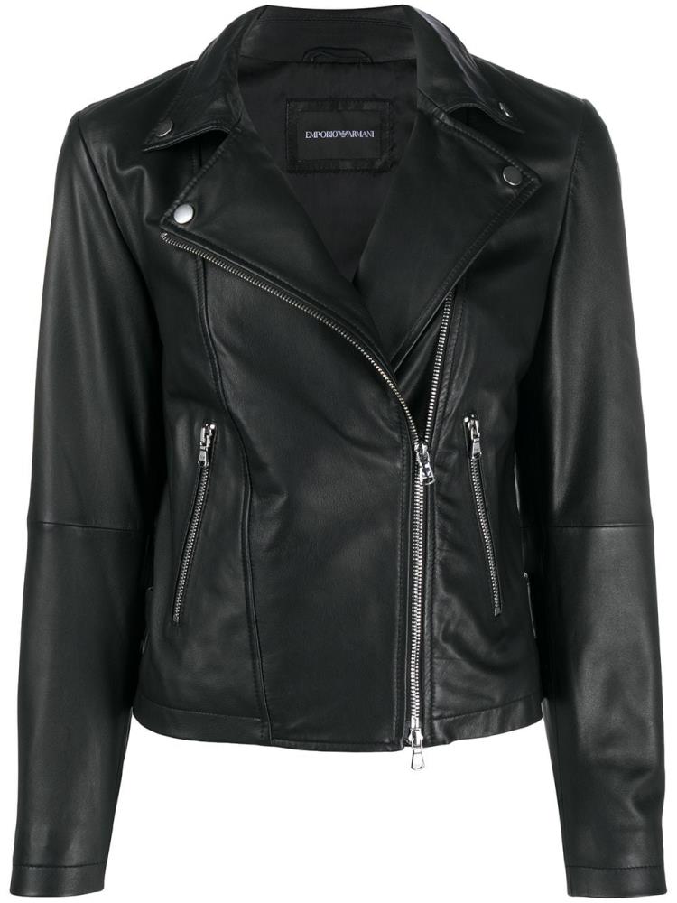 Chaquetas Armani Emporio Zipped Ciclismo Jacket Mujer Negras | RYSCAW1K