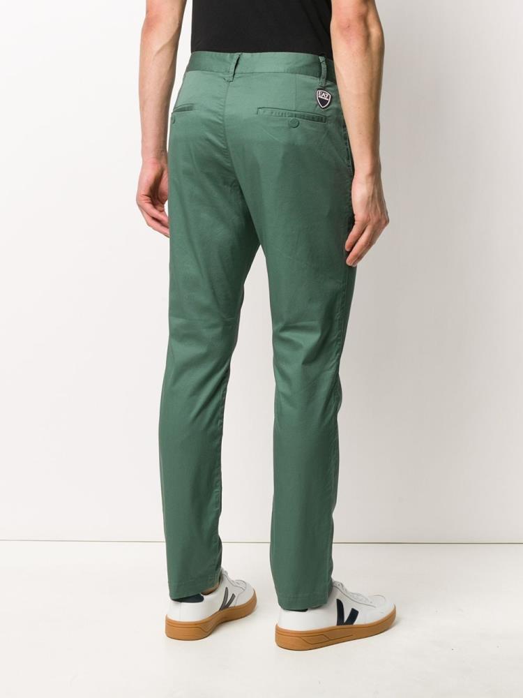 Chinos Ea7 Emporio Armani Straight Leg Hombre Verde | WWX7ZXBG