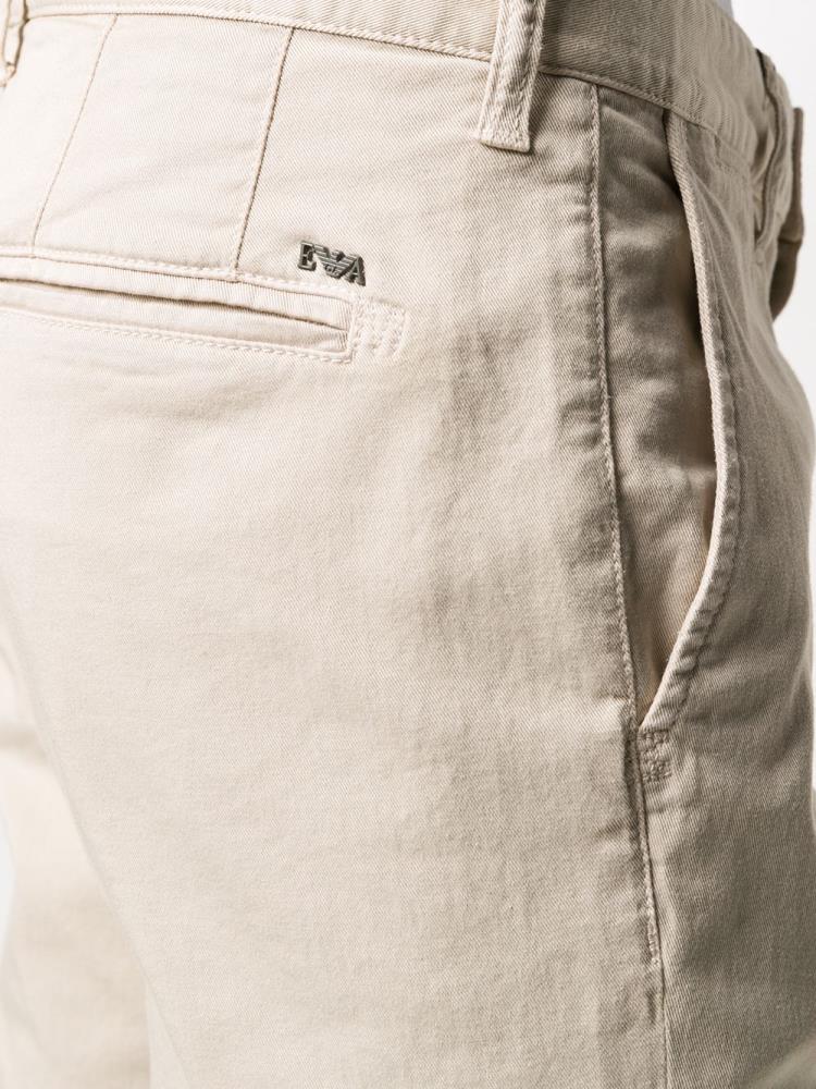 Chinos Armani Emporio Slim Fit Hombre Beige | F6X9MTDH