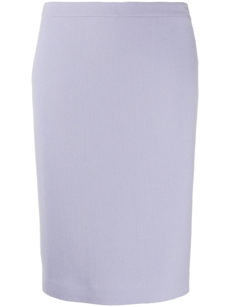 Falda Armani Emporio High Cintura Pencil Skirt Mujer Moradas | FGNHKH07