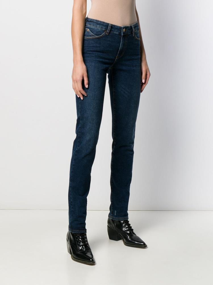 Jeans Armani Emporio Low Rise Skinny Mujer Azules | 9QX3Z9NV