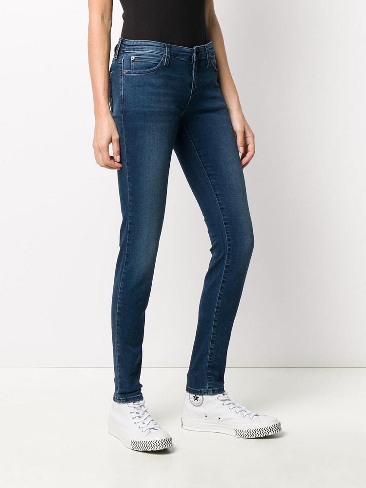 Jeans Armani Emporio Low Rise Skinny Mujer Azules | YP5GAV6S