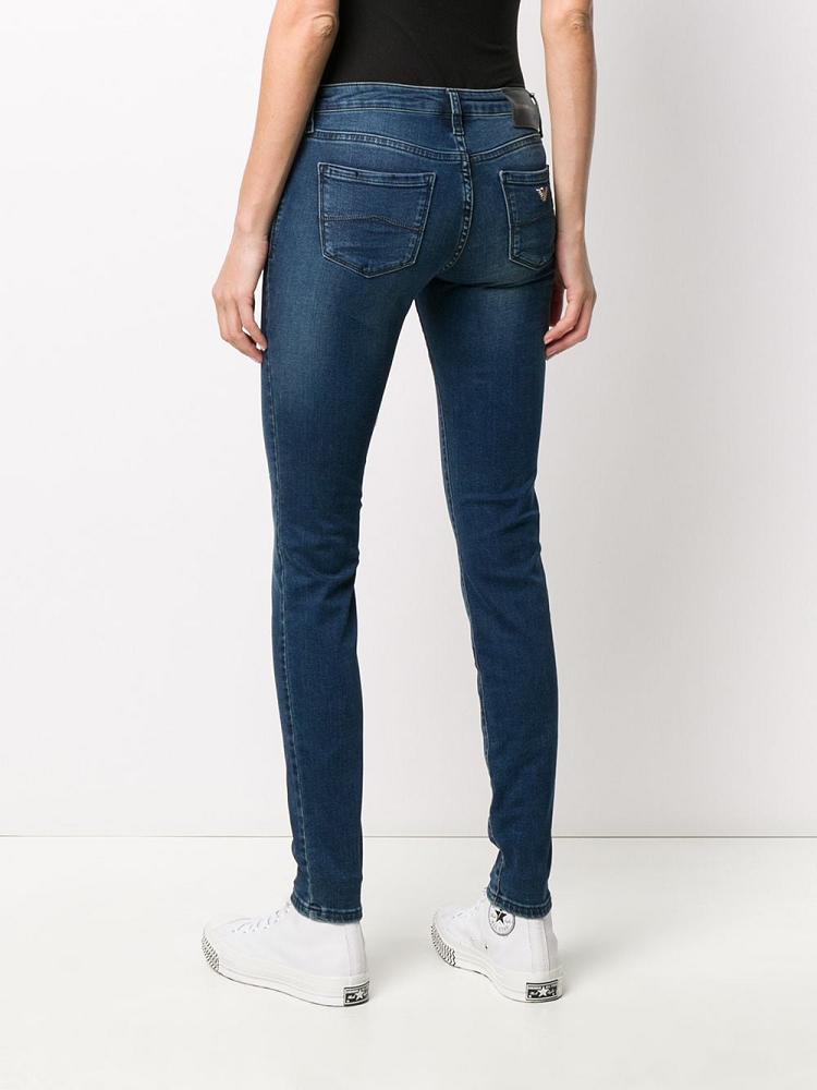 Jeans Armani Emporio Low Rise Skinny Mujer Azules | YP5GAV6S