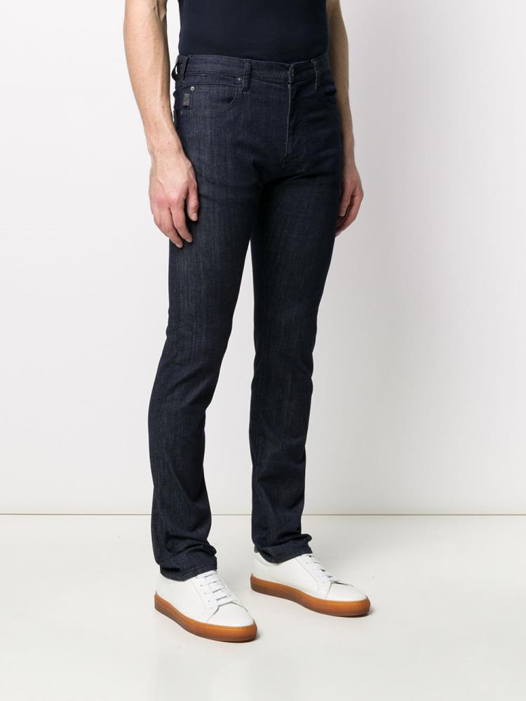 Jeans Armani Emporio Mid Rise Skinny Hombre Azules | YEW2MWS7