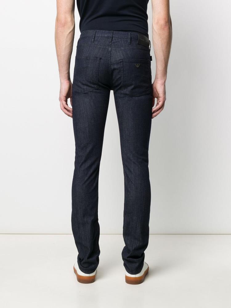 Jeans Armani Emporio Mid Rise Skinny Hombre Azules | YEW2MWS7