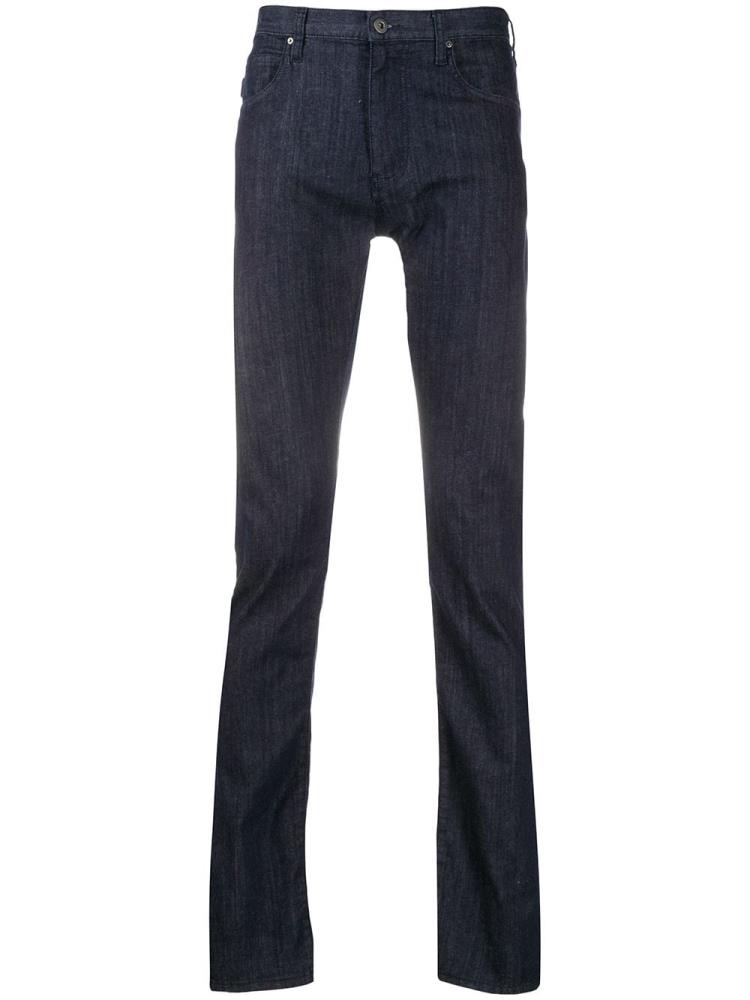 Jeans Armani Emporio Mid Rise Skinny Hombre Azules | YEW2MWS7