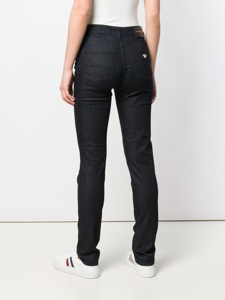 Jeans Armani Emporio Slim Fit Mujer Azules | EFG33J05