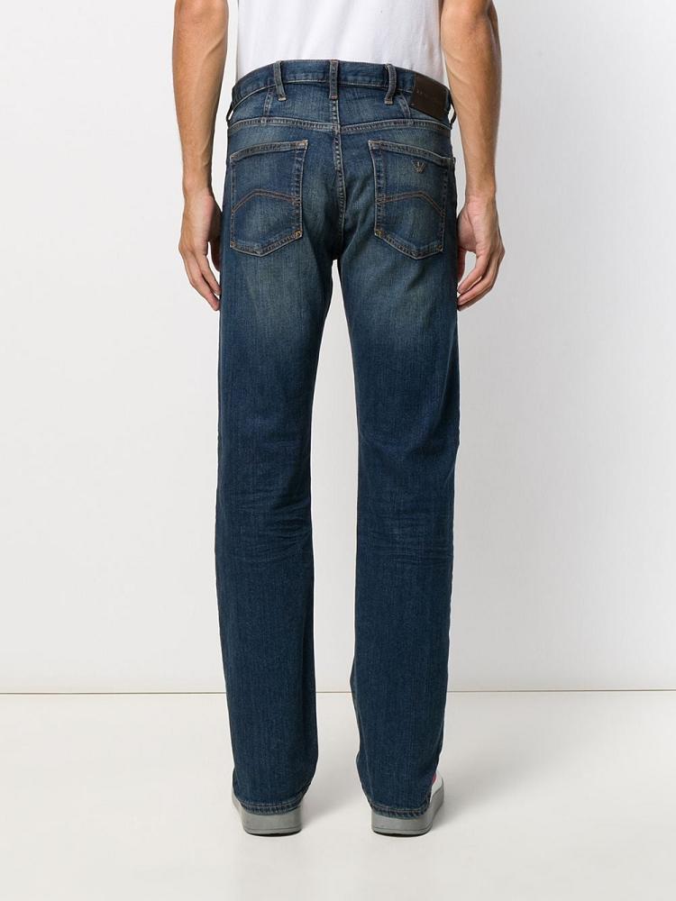 Jeans Armani Emporio Straight Leg Hombre Azules | 2MPHZIIM