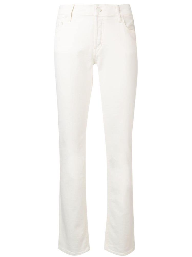 Jeans Armani Emporio Straight Leg Mujer Beige | 5VIA5MHX