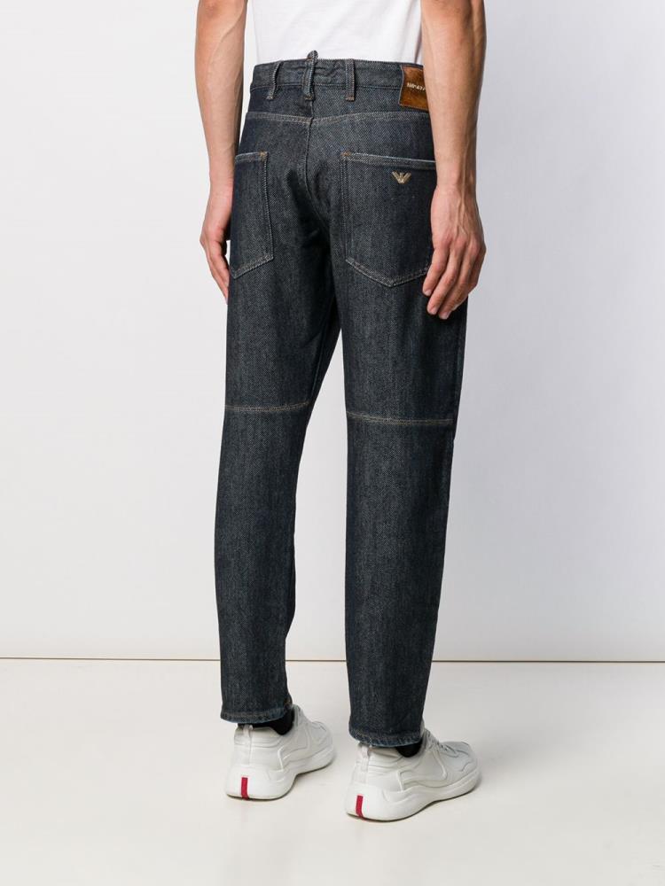 Jeans Armani Emporio Straight Leg Hombre Azules | 9ET955LL