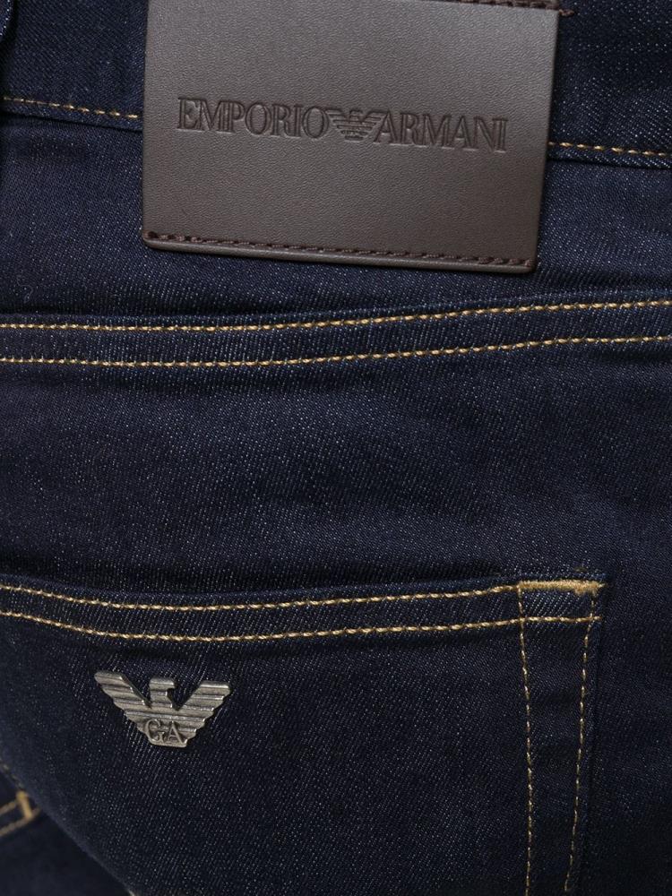 Jeans Armani Emporio Straight Leg Hombre Azules | D0NAJNQV