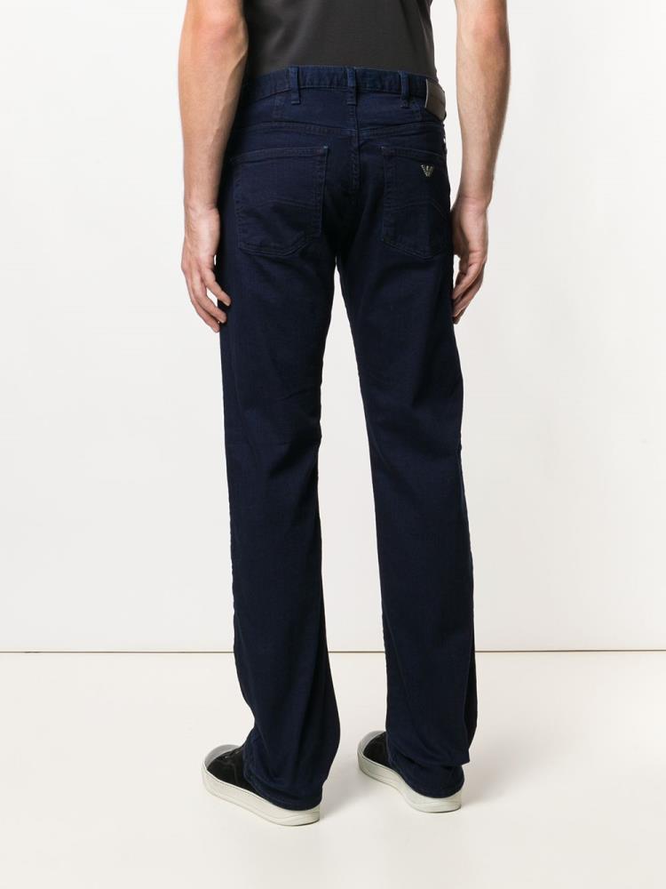 Jeans Armani Emporio Straight Leg Hombre Azules | IT6UFURS