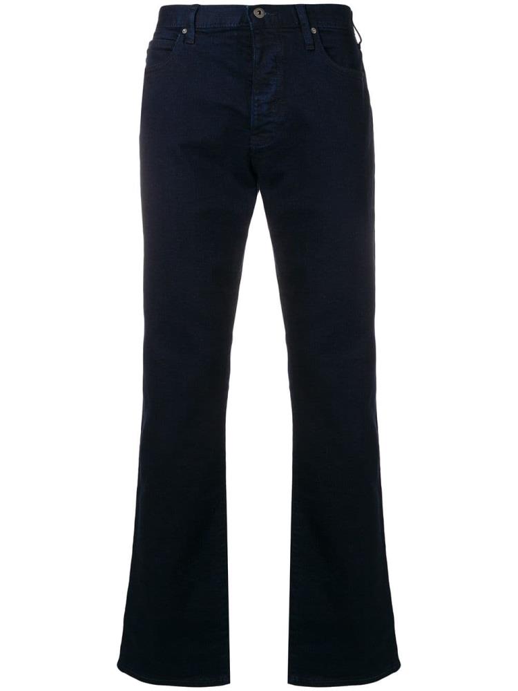 Jeans Armani Emporio Straight Leg Hombre Azules | IT6UFURS