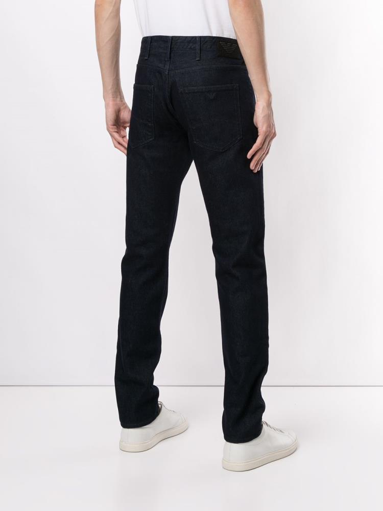 Jeans Armani Emporio Straight Leg Hombre Azules | MRX5VF5V