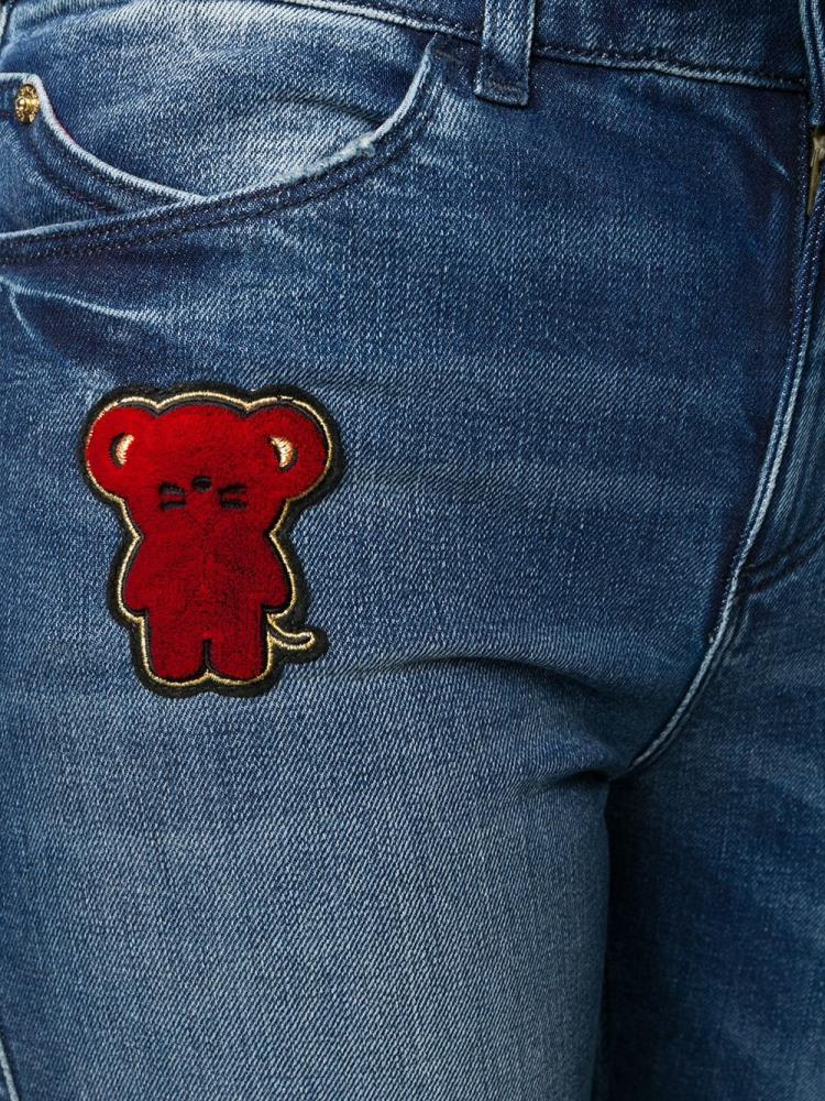 Jeans Armani Emporio Teddybear Patch Mujer Azules | NF42VZR1