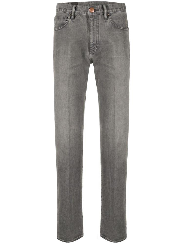 Jeans Giorgio Armani 5 Pocket Hombre Gris | G3IEQVQH