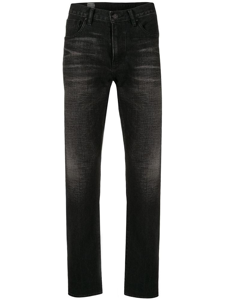 Jeans Giorgio Armani Mid Rise Slim Fit Hombre Gris | MTO45KJQ