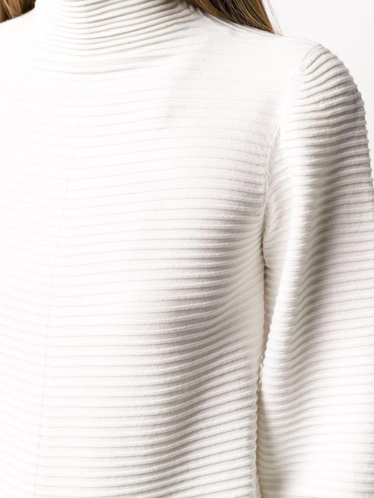 Jerséis Armani Emporio Striped Turtleneck Mujer Blancas | 9ZM97E12