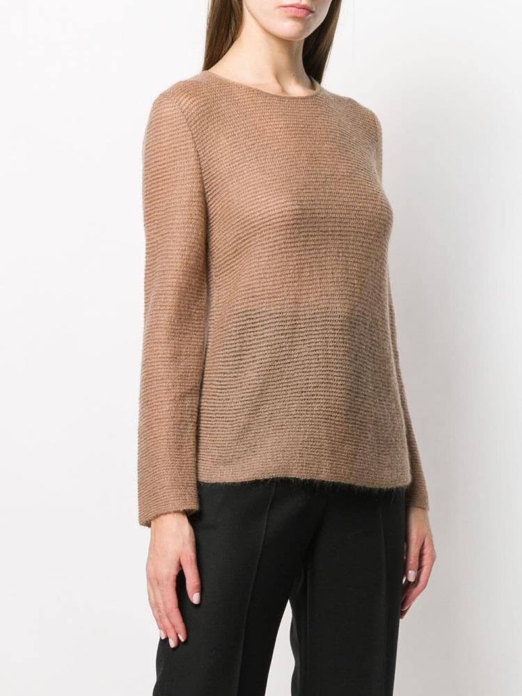 Jerséis Giorgio Armani Long Sleeve Mujer Beige | A5JQ1J39