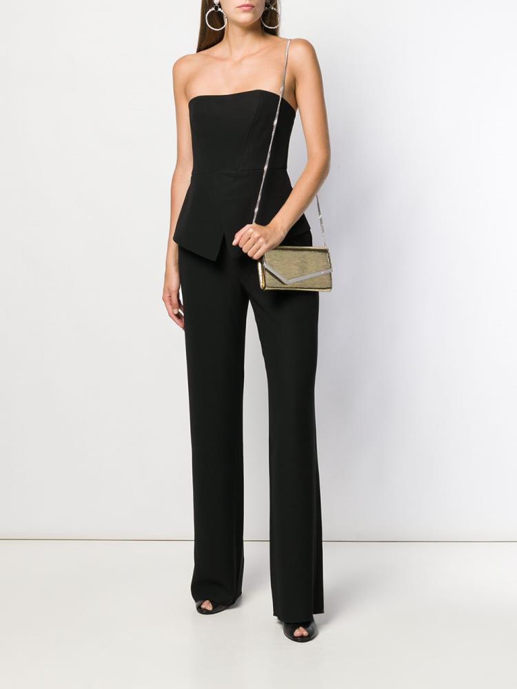 Jumpsuit Armani Emporio Off Shoulder Mujer Negras | 05CL4V8X