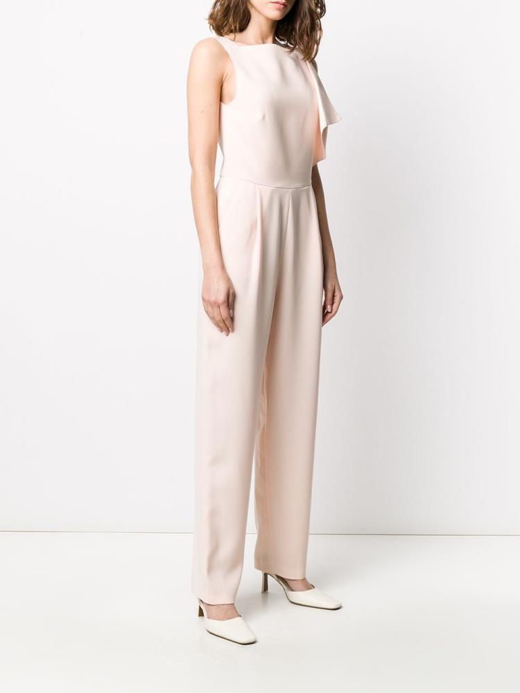 Jumpsuit Armani Emporio Ruffled Mujer Beige | XJA3B4ME